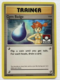 Gym Badge XY204 Holo Misty Pokemon League Promo - Image 1