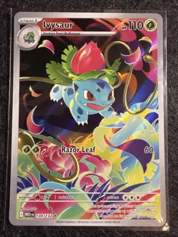 Ivysaur Illustration Rare 134/132 Near Mint Mega Evolution Pokemon TCG English - Image 1