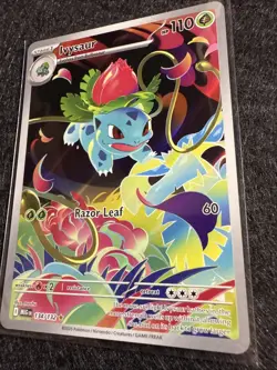 Ivysaur Illustration Rare 134/132 Near Mint Mega Evolution Pokemon TCG English - Image 2