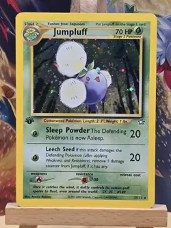 Pokemon TCG Jumpluff Neo Genesis 7/111 Holo 1st Edition Holo Rare - Image 1
