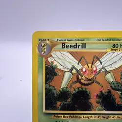 Pokemon Beedrill 18/75 WotC Neo Discovery Unlimited Regular Rare LP - Image 2