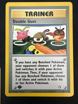Vintage Pokemon Lot Of 5. Non-Holo Rares, 1st Editions. Gym Heroes, Neo, Base - Image 5