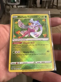 Radiant Tsareena 016/195 - SWSH: Silver Tempest Radiant Rare - Pokemon TCG (NM) - Image 2
