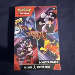 Pokemon TCG Destined Rivals Booster Bundle New and Sealed, 6-Packs - Image 1