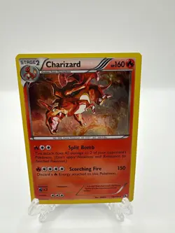 Pokemon TCG Charizard Legendary Treasures Holo Rare 19/113 - Image 1