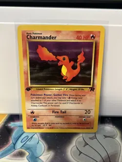 Pokemon TCG Charmander Team Rocket 50 Regular 1st Edition Common LP - Image 1