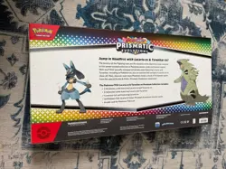 2x Pokemon Prismatic Evolutions Lucario EX and Tyranitar EX Premium Collection - Image 2