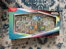 2x Pokemon Prismatic Evolutions Lucario EX and Tyranitar EX Premium Collection - Image 3