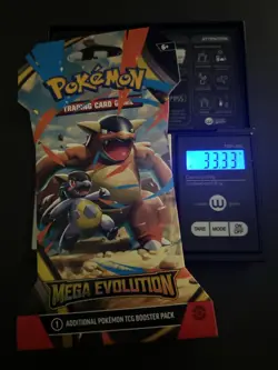 (VERY HEAVY) 33.33g Pokemon TCG Mega Evolution Sleeved Booster Pack (SEALED)✅ - Image 1