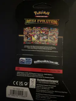 (VERY HEAVY) 33.33g Pokemon TCG Mega Evolution Sleeved Booster Pack (SEALED)✅ - Image 3