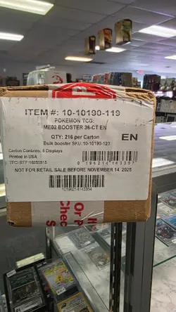 Pokemon Phantasmal Flames (ME02) Booster Case 6 Boxes Factory Sealed IN HAND! - Image 1