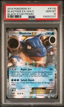 Blastoise EX - XY30 - Black Star Promo - PSA 10 - Pokemon TCG - Image 1