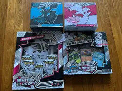 Pokemon Black Bolt and White Flare Elite Trainer Box ETB Set of 2 - Image 1