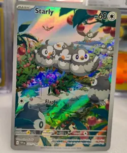 Starly 221/198SV01 Scarlet & Violet Base Set Illustration Rare Near Mint Pokemon - Image 1