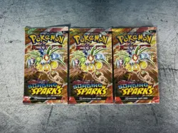 New Pokemon TCG Surging Sparks Booster Packs Set *Lot Of 3* Sealed - Image 1