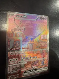Mew ex SVP 053 Scarlet & Violet 151 Black Star UPC Promo Pokemon TCG NM - Image 3
