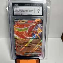 2023 Pokemon TCG Ho-Oh ex Classic 7/34 Charizard Deck Holo CGC 9 Trading Card - Image 1