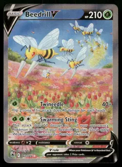 Beedrill V 161/189 Astral Radiance Alternate Art Ultra Rare POKEMON - Image 1