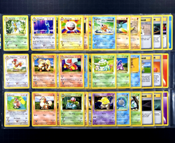 1999 Pokemon BASE SET SHADOWLESS Edition NEAR COMPLETE Non Holo Cards Lot RARE + - Image 1