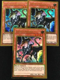 Yugioh Scrap Chimera MGED-EN010 1st Gold x3 (NM) - Image 1