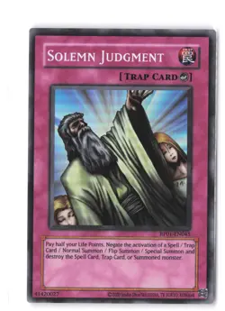 Retro Pack (2020 Date Reprint) #RP01-EN045 Solemn Judgment - Image 1