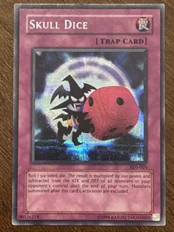 Skull Dice EDS-003 Eternal Duelist Soul Unlimited Secret Rare LP - Image 1