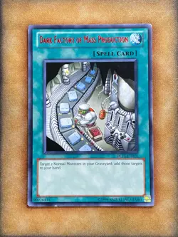 Yugioh Dark Factory of Mass Production DL13-EN015 Duelist League Rare RED LP - Image 1