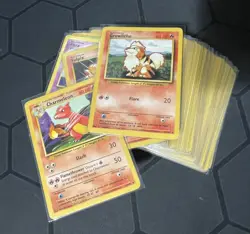 Pokemon Base Set non Holo Lot 50 + Cards WOTC Vintage - Image 1