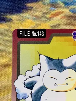 Pokemon Card Snorlax No.143 1997 Carddass Monsters Collection Japanese #2313 - Image 3