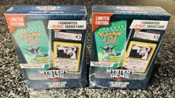 2025 Mystery Gems Pokemon Sealed Lot Of 2! Limited Edition! 2 Graded Cards! 🐉🐍 - Image 2