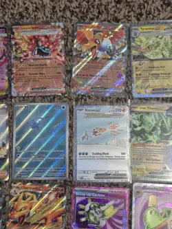 Pokemon 12 Card Lot - Ex's, Charizard, Illustration Rare, Full Art, SIR Nm/M! - Image 3