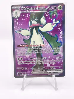 Pokemon Meowscarada EX TCG Holo Ultra Rare Card 231/193 Sv02: Paldea Evolved - Image 1