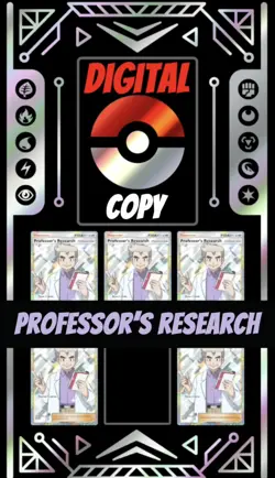 Professor’s Research 2 ? Full Art Trainer Card | Pokemon TCG Pocket Deluxe EX 2? - Image 1