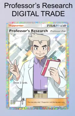 Professor’s Research 2 ? Full Art Trainer Card | Pokemon TCG Pocket Deluxe EX 2? - Image 2