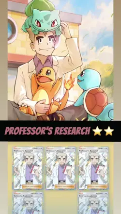 Professor’s Research 2 ? Full Art Trainer Card | Pokemon TCG Pocket Deluxe EX 2? - Image 4