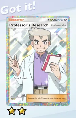 Professor’s Research 2 ? Full Art Trainer Card | Pokemon TCG Pocket Deluxe EX 2? - Image 5
