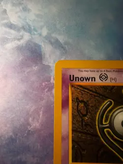 * 1st Edition * Vintage Unown H 28/105 Neo Destiny Rare Card Pokemon TCG - Image 2