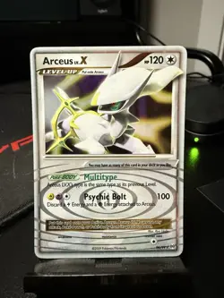 Pokemon TCG Arceus LV.X Ultra Rare Holo Card 96/99 Platinum NM - Image 1