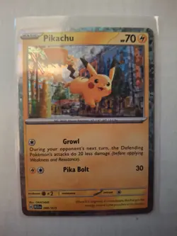 Holo PIKACHU Card • FOIL 006/015 • 2023 McDonald's Promo • POKEMON Kids Meal - Image 1