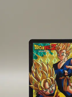 Super Saiyan Dragon Ball Z Carddass TCG Card 1 holo BANDAI Japan Vintage E435 - Image 3