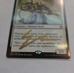 signed Grand Abolisher [012/106] E01 Rare Non-Foil [MTG Card English] - Image 2