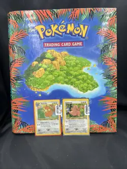 Pokemon Southern Islands Collection Binder, Comes With 2 Southern Island Cards - Image 1