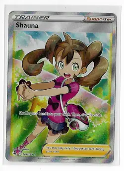 Shauna - 263/264 - Pokemon Fusion Strike Sword & Shield Full Art Rare Card NM - Image 1