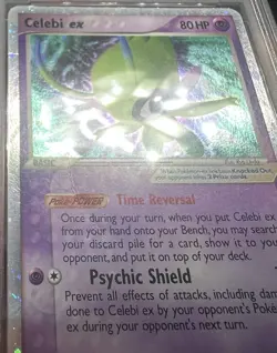 CELEBI EX Holo 17 2005 Pokemon Card Pop Series 2 PSA 4 - Image 3