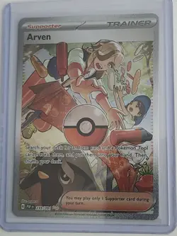 ?Arven 235/091 - Special Illustration Rare - Paldean Fates - NM/M Pokemon Card? - Image 1