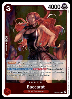 BACCARAT OP07-010 R 500 YEARS IN THE FUTURE ONE PIECE CARD GAME - Image 1