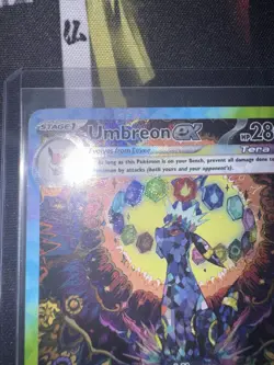 Pokemon Umbreon EX 161/131 Prismatic Evolutions Holo Card Near Mint Condition - Image 5