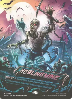 MTG Howling Mine (7046) *Non-Foil* Secret Lair: Iron Maiden MT/NM Free Ship - Image 1