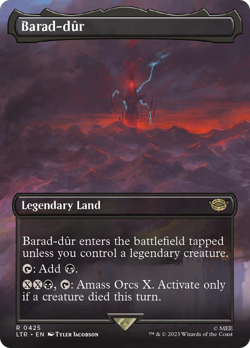 Barad-dur (Borderless Alternate Art) (425) [The Lord of the Rings: Tales of Mid - Image 1