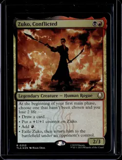 Zuko, Conflicted - 253 - Foil - TLA - NM - MTG Magic the Gathering - Image 1